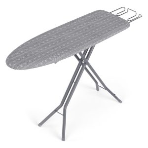Foldable ironing board with heat resistant cover