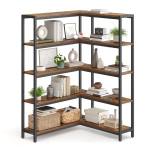 Metal Frame Bookshelf for living room bedroom or office