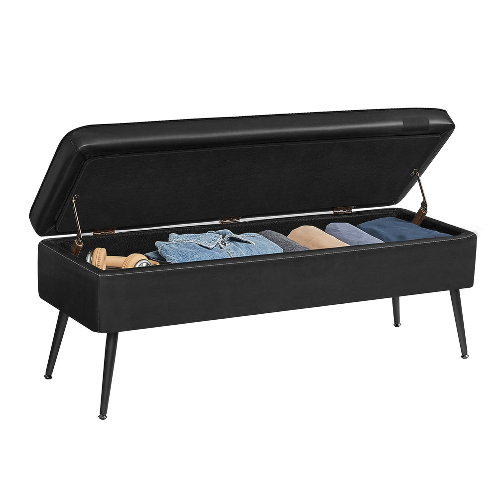 EKHO Collection - Storage Ottoman Bench 15 Gallons - Image 3