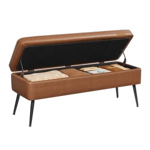 EKHO Collection - Storage Ottoman Bench 15 Gallons