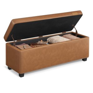 EKHO Collection - Storage Ottoman Bench 25 Gallons