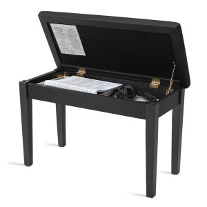 Wooden Duet Piano Bench