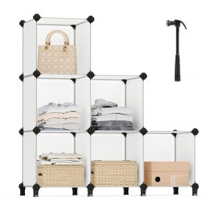 Storage Cube Organizer with 6 Cubes