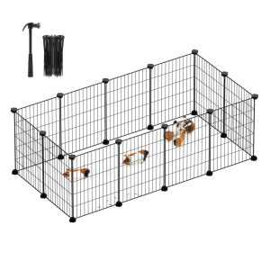 DIY Metal Pet Playpen with Cable Ties