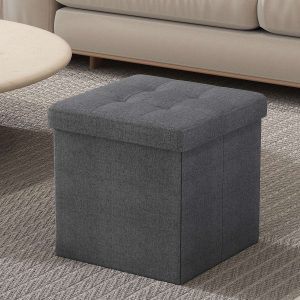Foldable Storage ottoman bench cube for living room and dorm