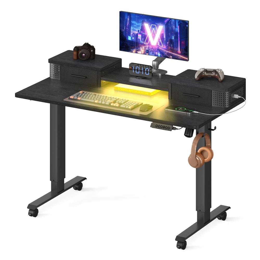 Balok Collection - Electric Standing Desk with Drawers - Image 5