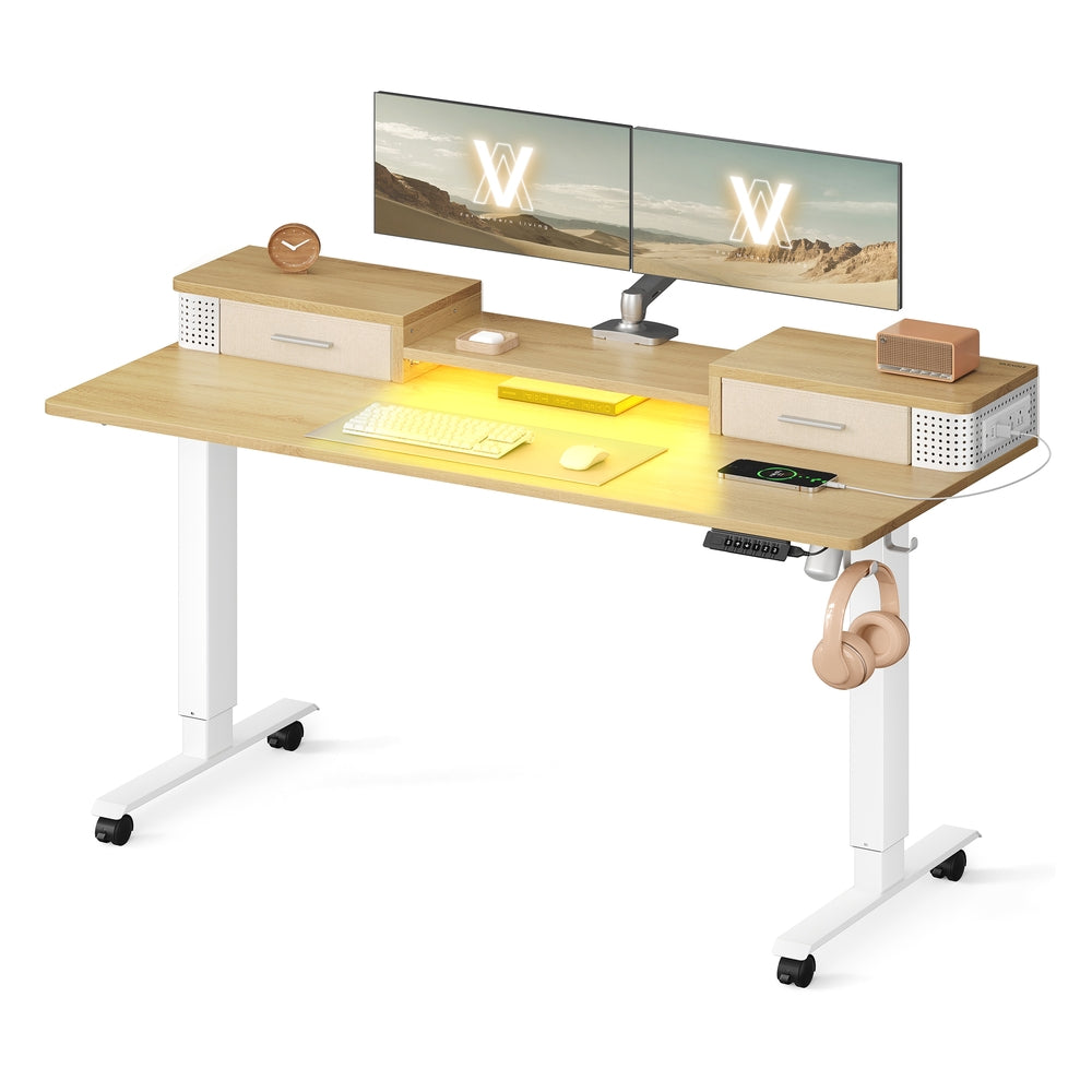 Balok Collection - Electric Standing Desk with Drawers - Image 7