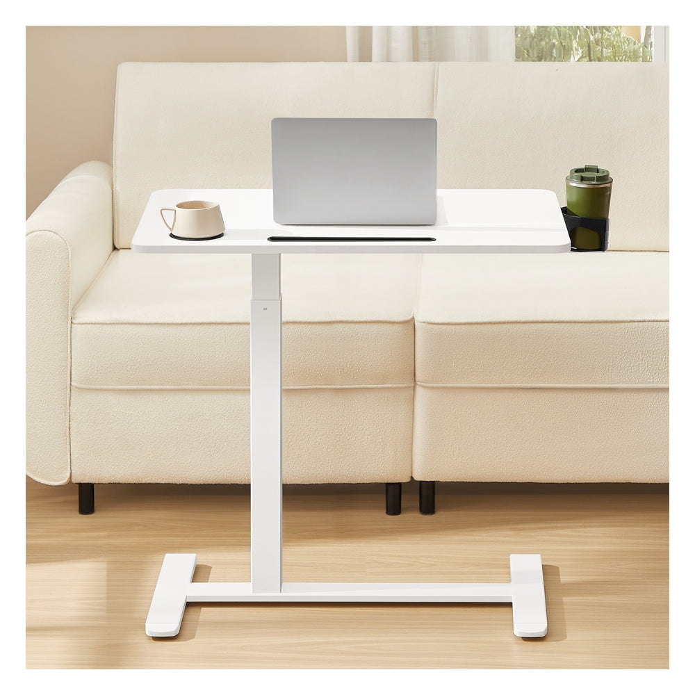 Overbed Table with Wheels. Mobile Standing Computer Desk - Image 2