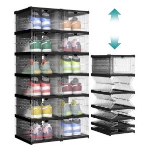 Pack of Stackable Shoe Boxes