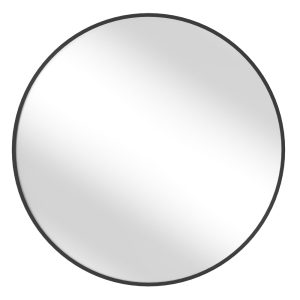 Round Wall Mirror with Metal Frame