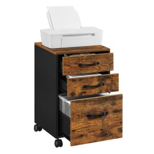3 Drawers Filling Cabinet with Wheels