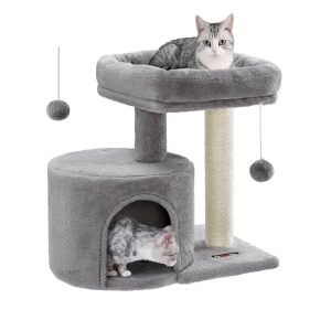 Cat Tree with Sisal-Covered Scratching Posts