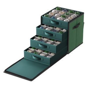 64-Slot Christmas Ornament Storage Box
