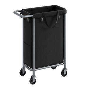 Laundry Basket with Wheels with Removable Liner and Handle