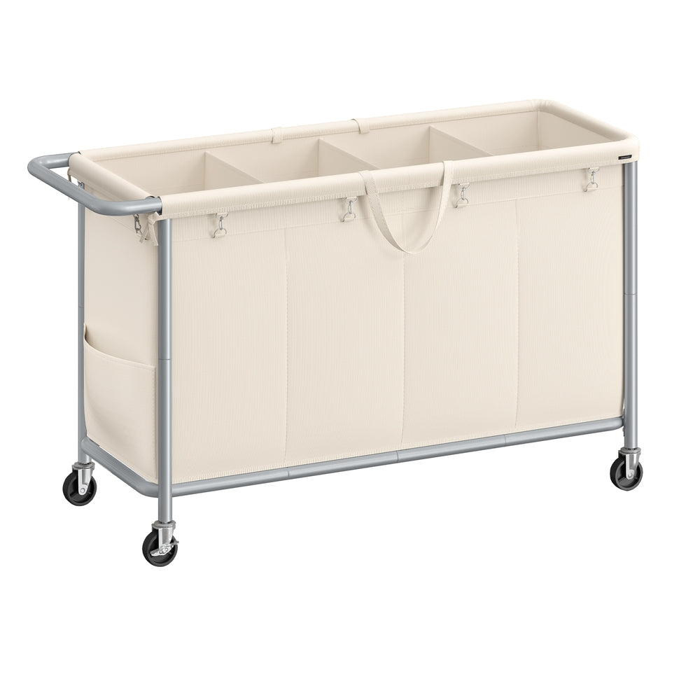 Laundry Basket with Wheels with Removable Liner and Handle - Image 14