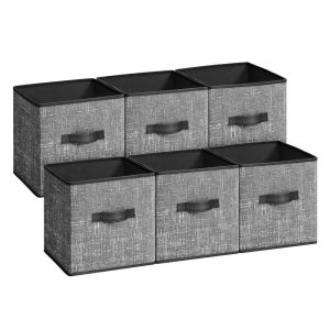Set of 6 Foldable Storage Cubes