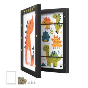 SONGMICS Kids Artwork Frame Changeable. A4. 8.5x11 Art Picture Frame Display for Room Decor