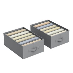 Large 6-Compartment Foldable Clothes Organizers