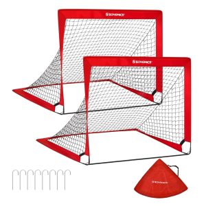Set of 2 Folding Children's Soccer Goal