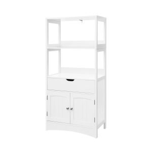 Upper Shelves Bathroom Storage Cabinet